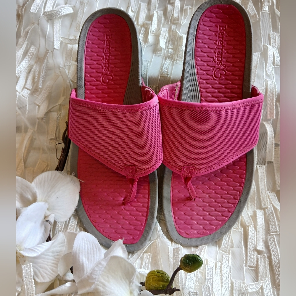 Baretraps Pink Slide Sandals